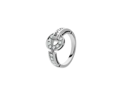 BVLGARI Bulgari Bulgari Ring Pave Diamond "White Gold"