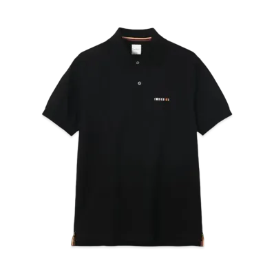Paul Smith Signature Stripe Bar Short Sleeve Polo Shirt "Black"