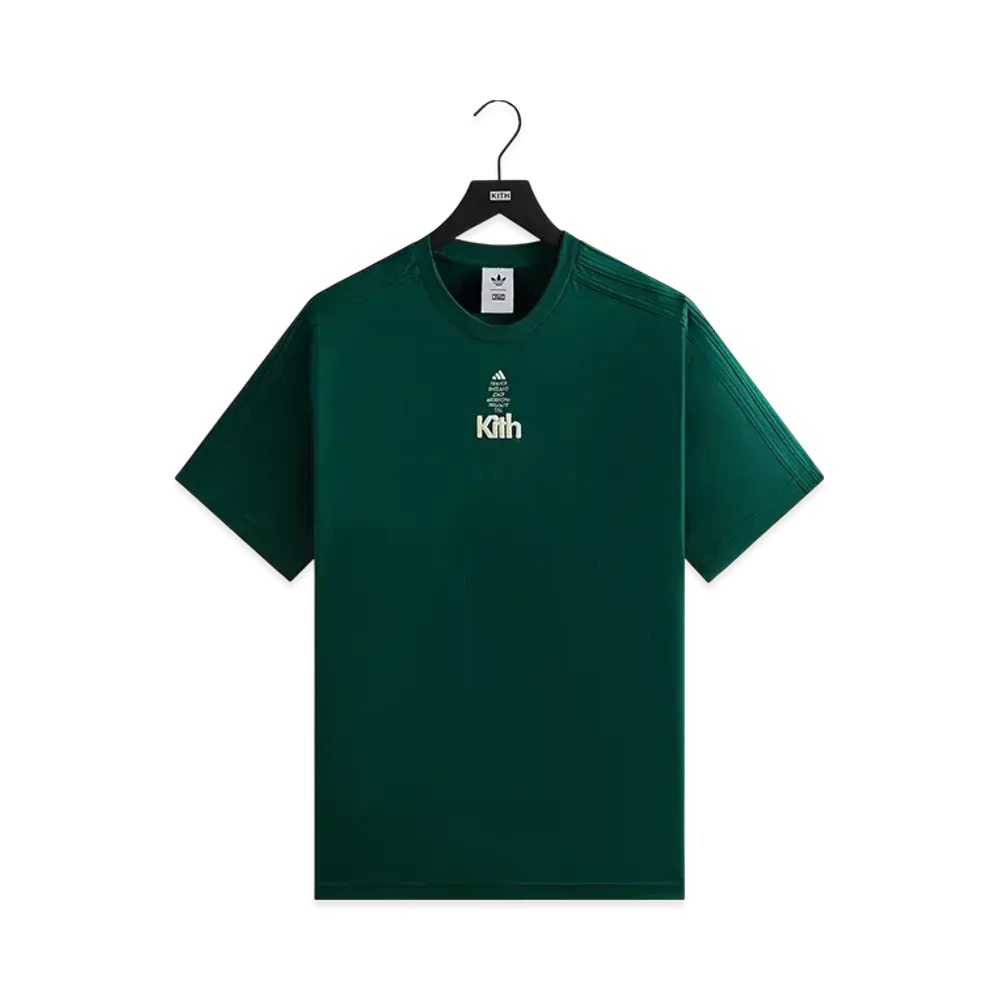 Kith x adidas Football Short Sleeve Tee "Green"