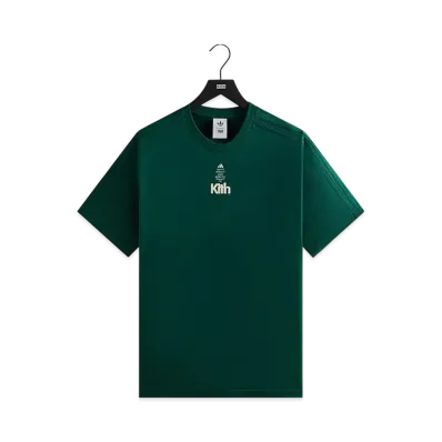 Kith x adidas Football Short Sleeve Tee "Green"