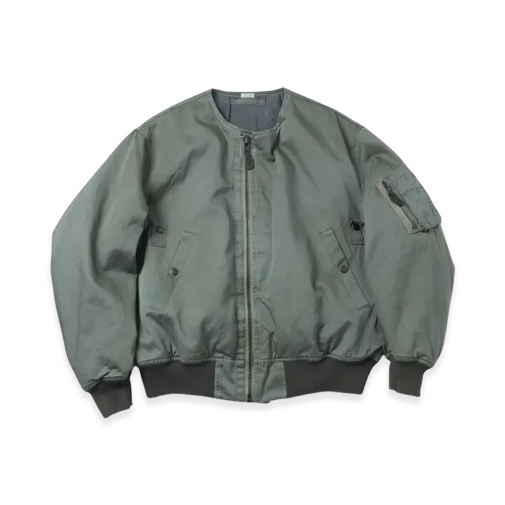 A.PRESSE Vintage Silk Flight Custom Jacket "Sage"