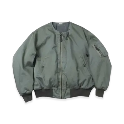 A.PRESSE Vintage Silk Flight Custom Jacket "Sage"