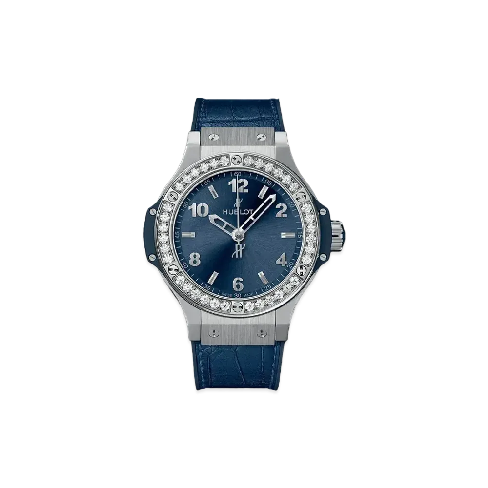 HUBLOT Big Bang Steel Blue Diamonds 38mm