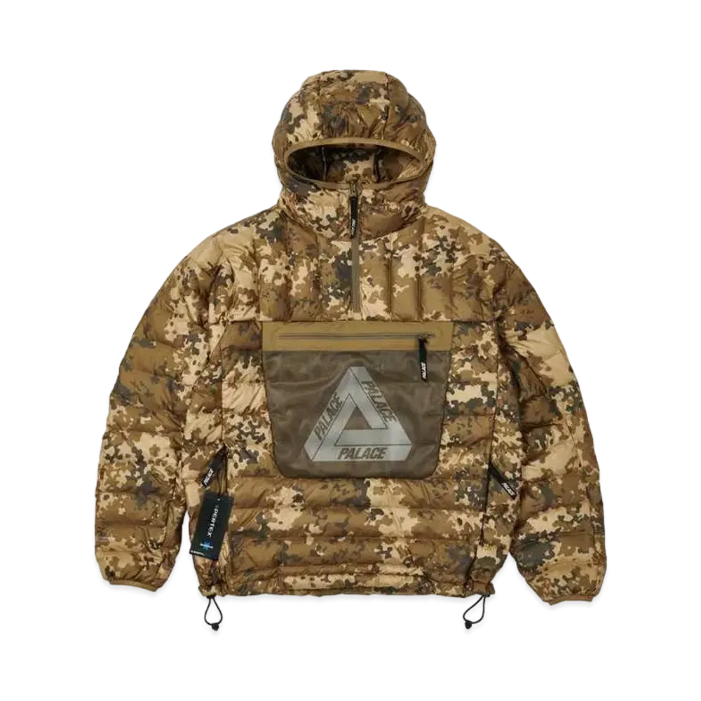 PALACE PERTEX Q-LITE DOWN JACKET "Brown Moss Camo"