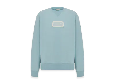 Dior Christian Dior Couture Sweatshirt Organic Fleece "Blue"