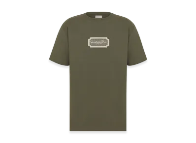 Dior Christian Dior Couture Relaxed-Fit T-Shirt Organic Jersey "Green"