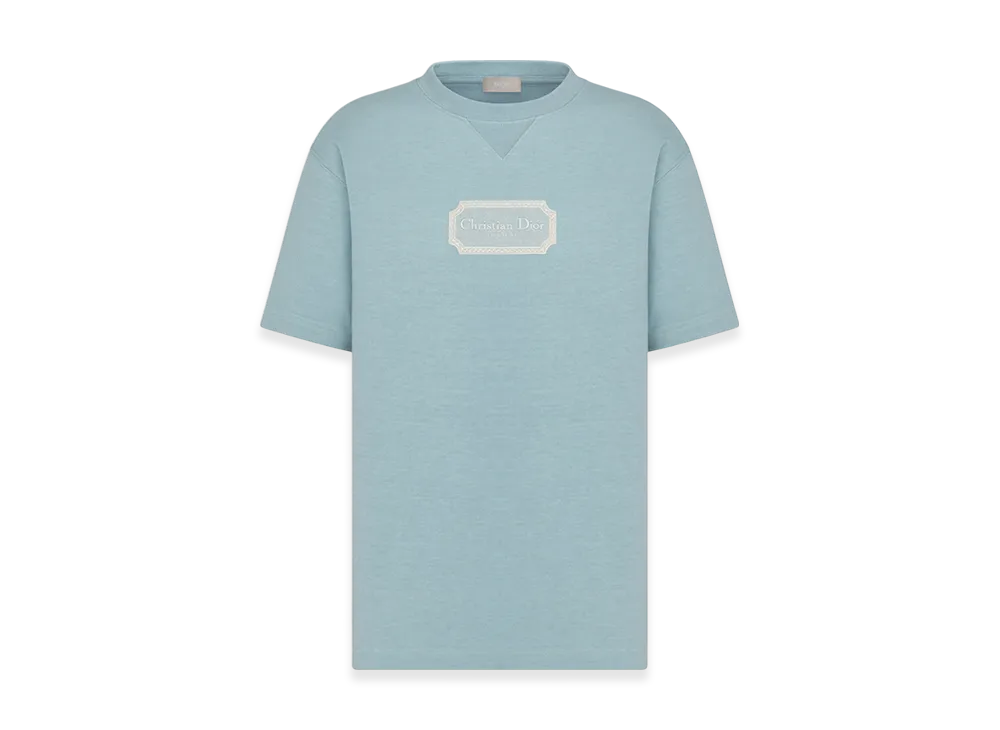 Dior Christian Dior Couture Relaxed-Fit T-Shirt Organic Jersey "Blue"