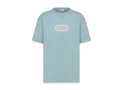 Dior Christian Dior Couture Relaxed-Fit T-Shirt Organic Jersey "Blue"