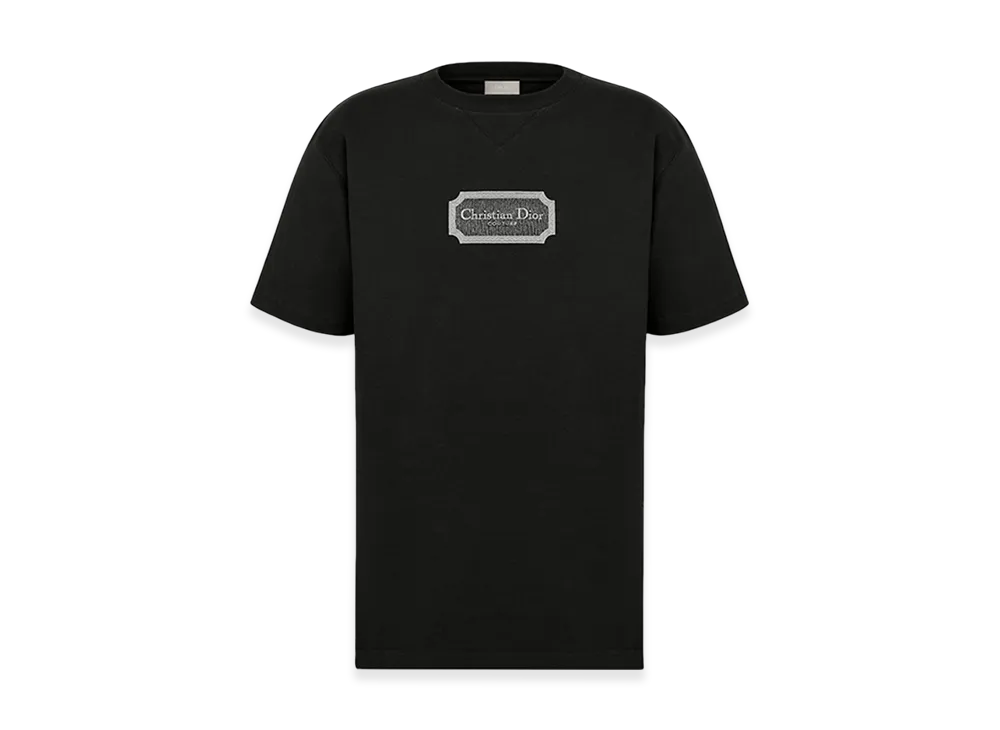 Dior Christian Dior Couture Organic Jersey Relaxed-Fit T-Shirt "Black"