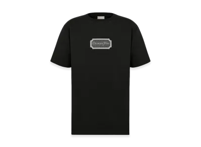 Dior Christian Dior Couture Organic Jersey Relaxed-Fit T-Shirt "Black"