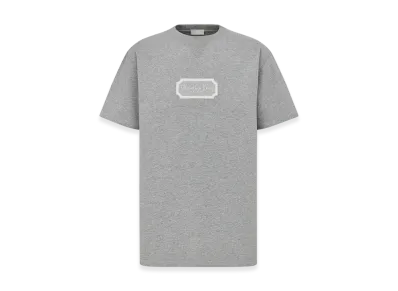 Dior Christian Dior Couture Organic Jersey Relaxed-Fit T-Shirt "Gray"