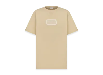 Dior Christian Dior Organic Jersey Couture Relaxed-Fit T-Shirt "Beige"