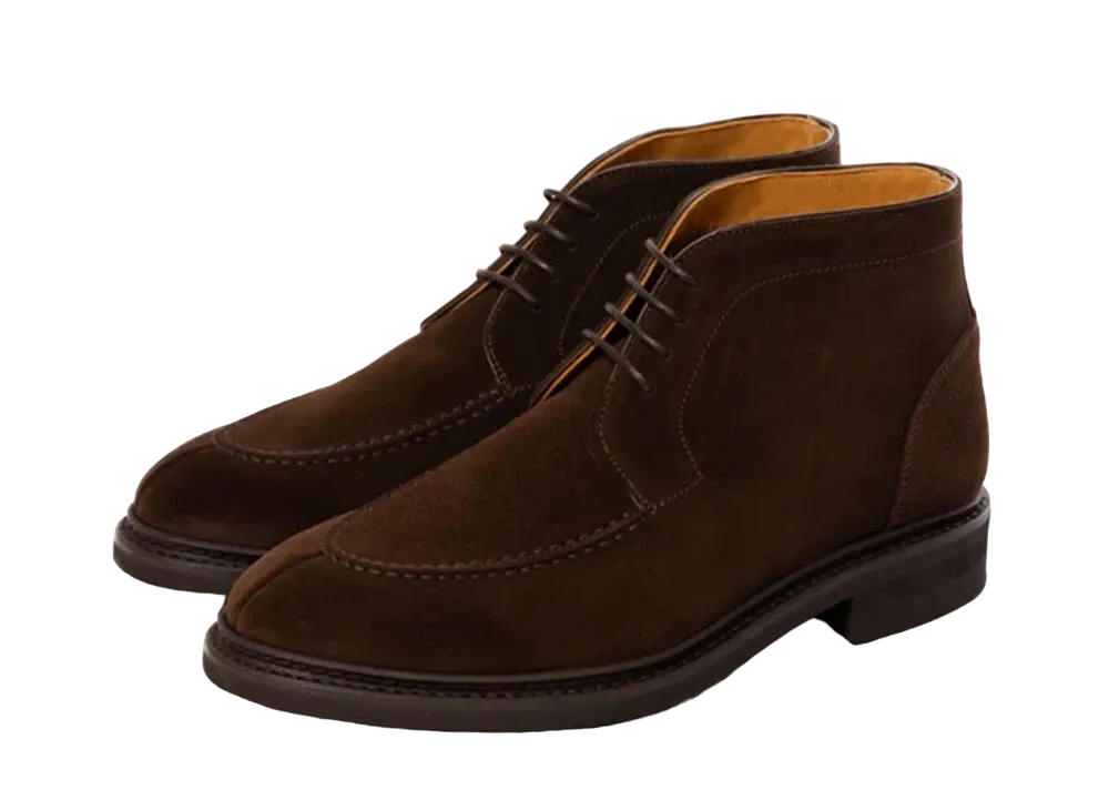 Berwick U Tip HO207 Suede "Dark Brown" 343REMLDB