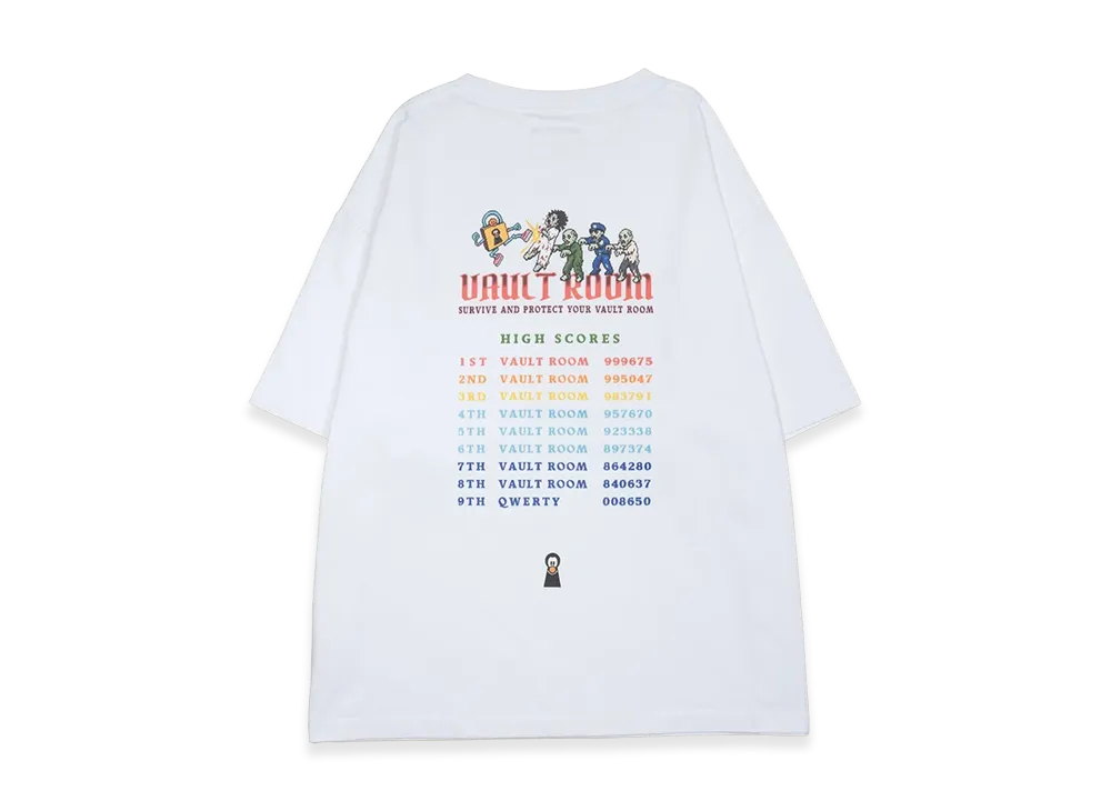 VAULTROOM Game Score Tee "White"