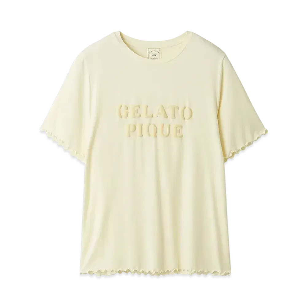 GELATO PIQUE Cool Touch Sensation Logo Mellow T-shirt "Yellow"
