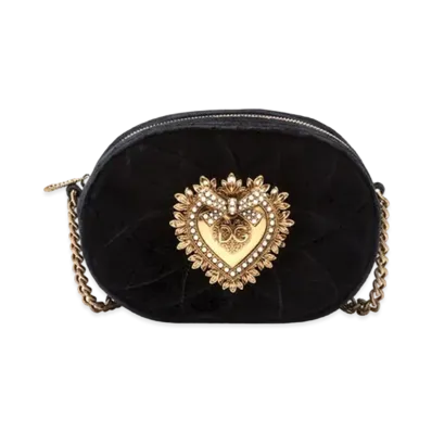 Dolce&Gabbana Devotion Camera Bag Matrasse Smooth Bet "Black"
