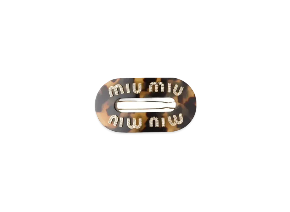 MIU MIU Risid Plex Hair Clip "Totus Color"