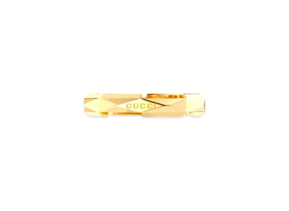 GUCCI Link To Love Studs Ring "Gold"