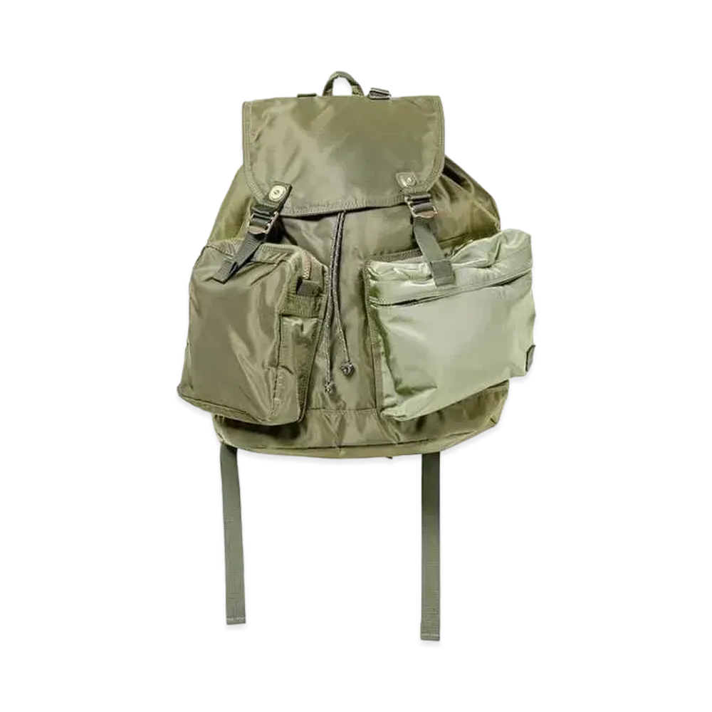 sacai x PORTER Double Pocket Backpack "Khaki"