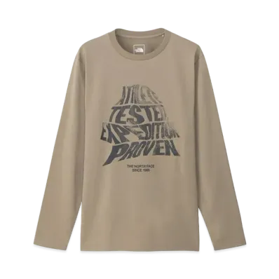 The North Face Long Sleeve Half Dome Message Tee "Cavan Gray"