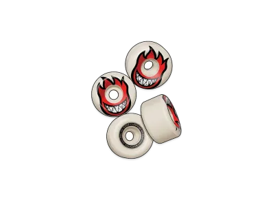 Supreme x Spitfire Glitter Formula Four Wheels (Set of 4) "White"