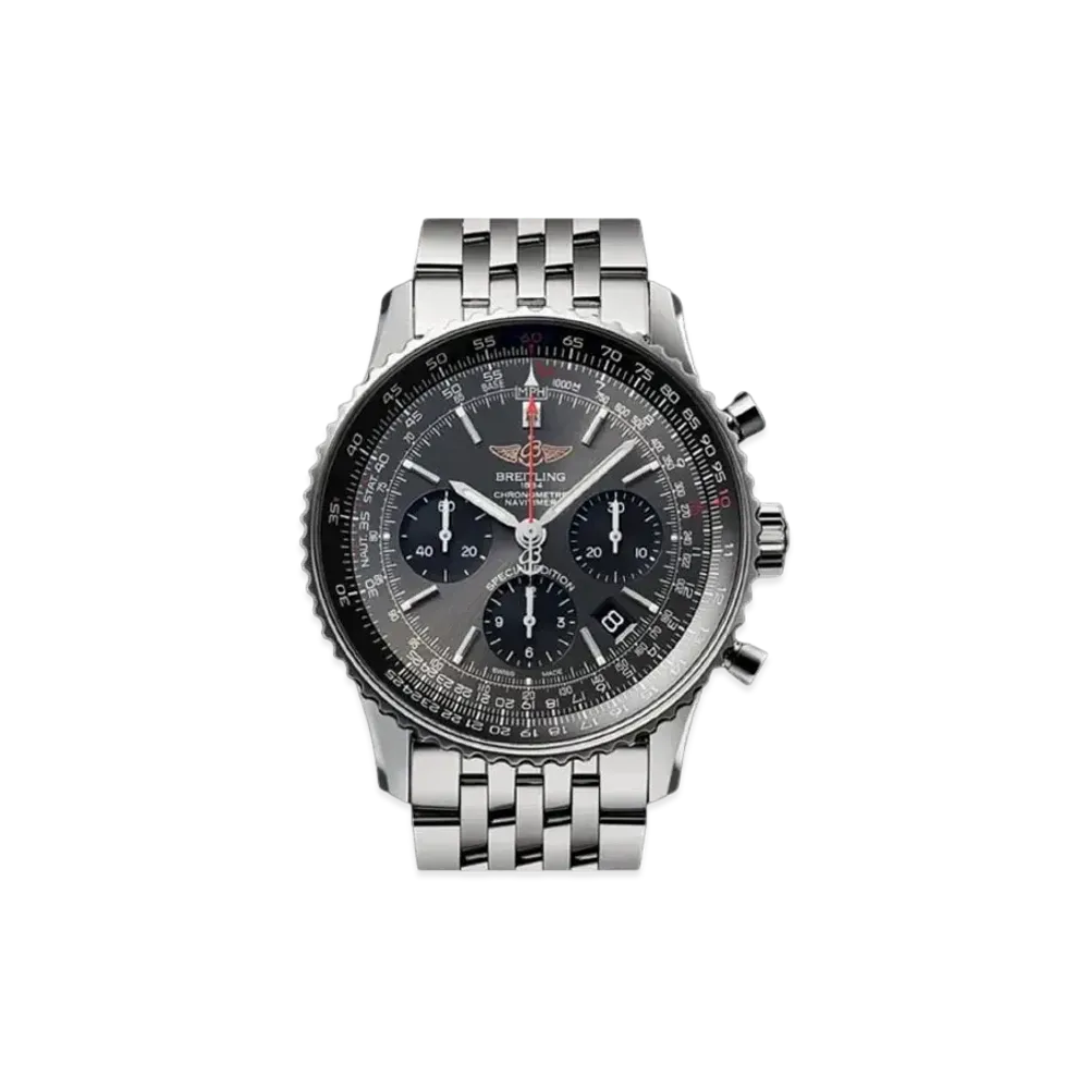 Breitling Navitimer 1 B01 Chronograph 43 Japan Edition "Anthracite/Black/Stainless Steel"