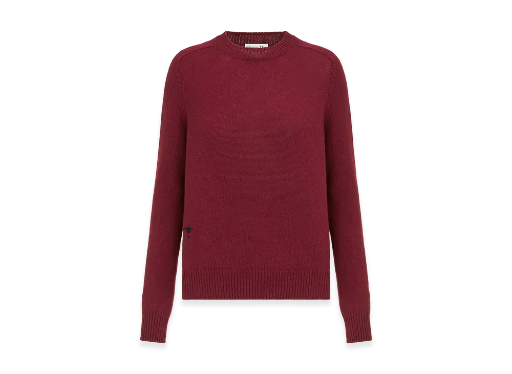 Dior Women's Sweater Cashmere Knit "Burgundy"