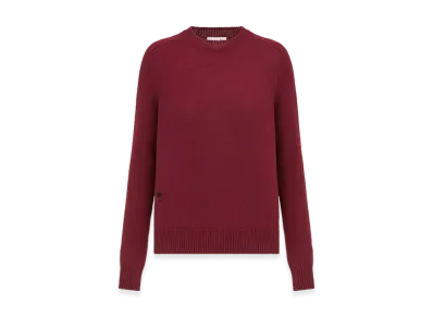 Dior Women's Sweater Cashmere Knit "Burgundy"
