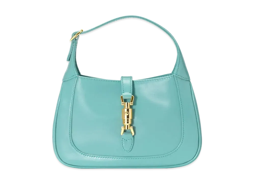 GUCCI Jackie 1961 Mini Shoulder Bag "Light Blue"