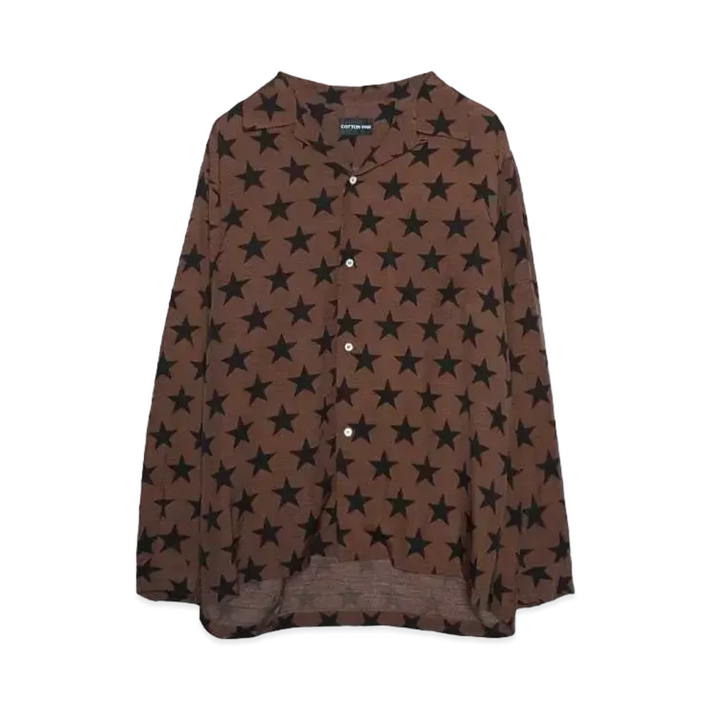 COTTON PAN Shawn L/S:STAR "BROWN"