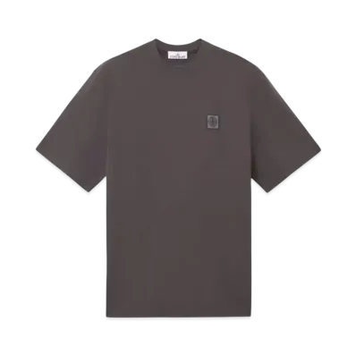 Stone Island 2100034 Combed Organic Cotton Jersey "Charcoal Gray"