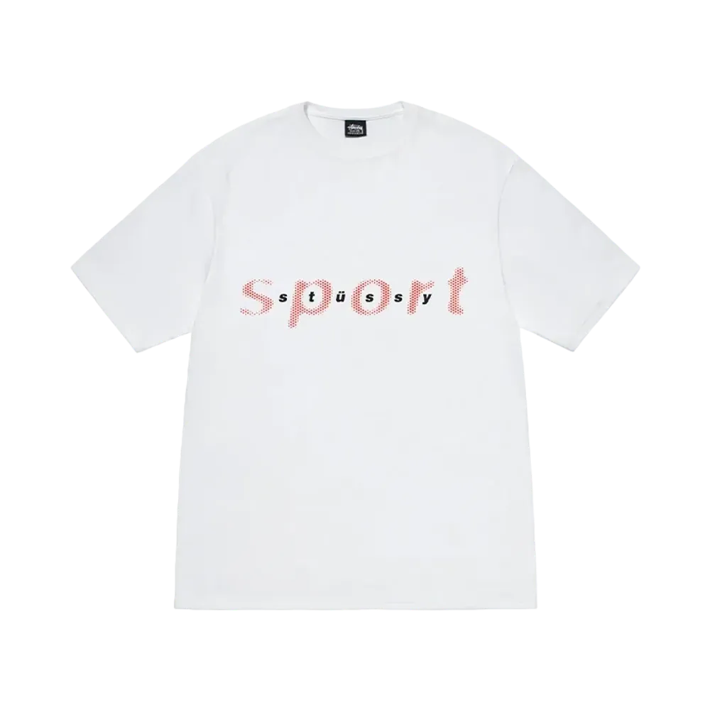 Stussy Dot Sport Tee "White"
