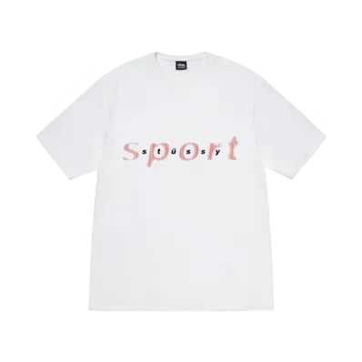Stussy Dot Sport Tee "White"