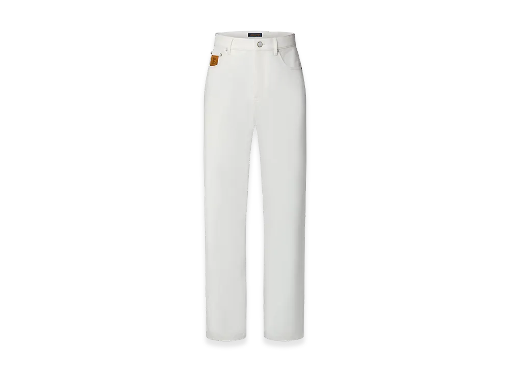 Louis Vuitton Skater Fit Denim Jeans "White"