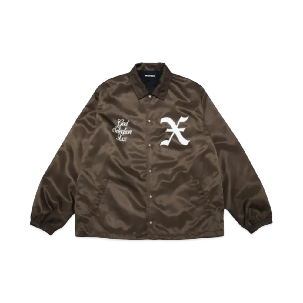 GOD SELECTION XXX Coach Jacket GX-A25-JK-07 "Brown"