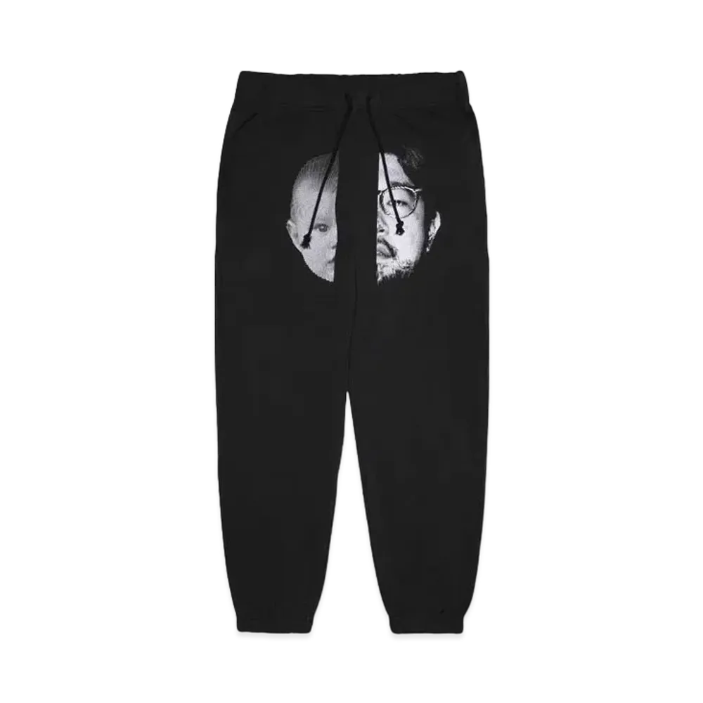 NISHIMOTO IS THE MOUTH 2 FACE SWEAT PANTS "BLACK"