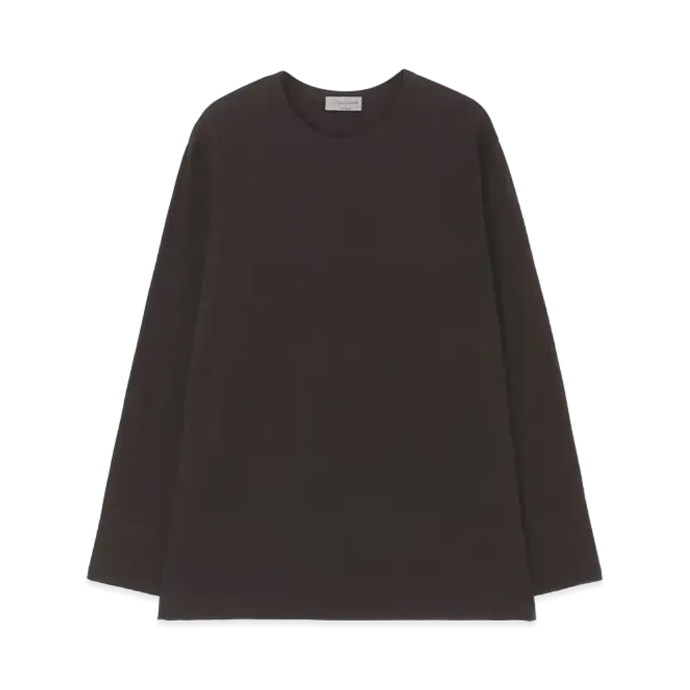 Yohji Yamamoto 30-Altima PS Round Neck Long Sleeve "Charcoal"