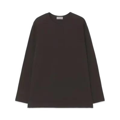 Yohji Yamamoto 30-Altima PS Round Neck Long Sleeve "Charcoal"