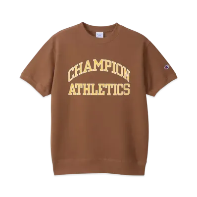Champion Short Sleeve Crew Neck Sweatshirt 25SS "Light Brown"