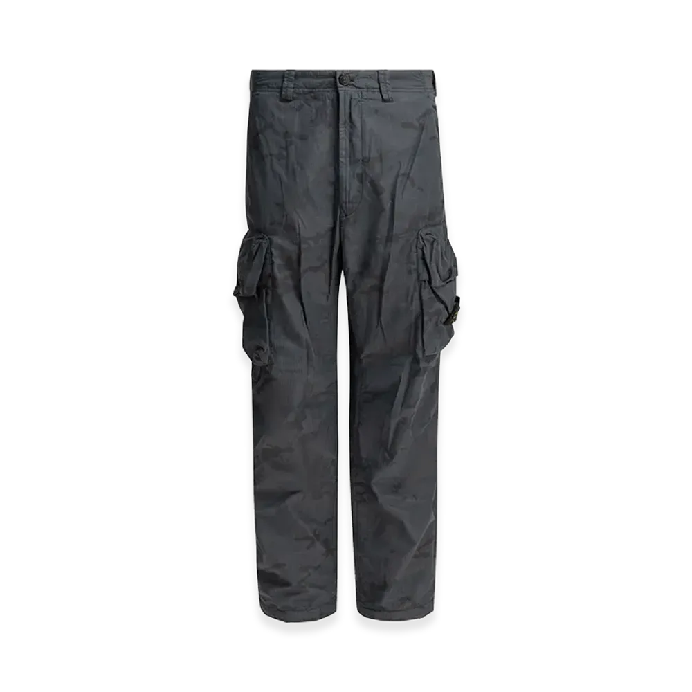 Stone Island Cargo Pants With Logo "Blue"