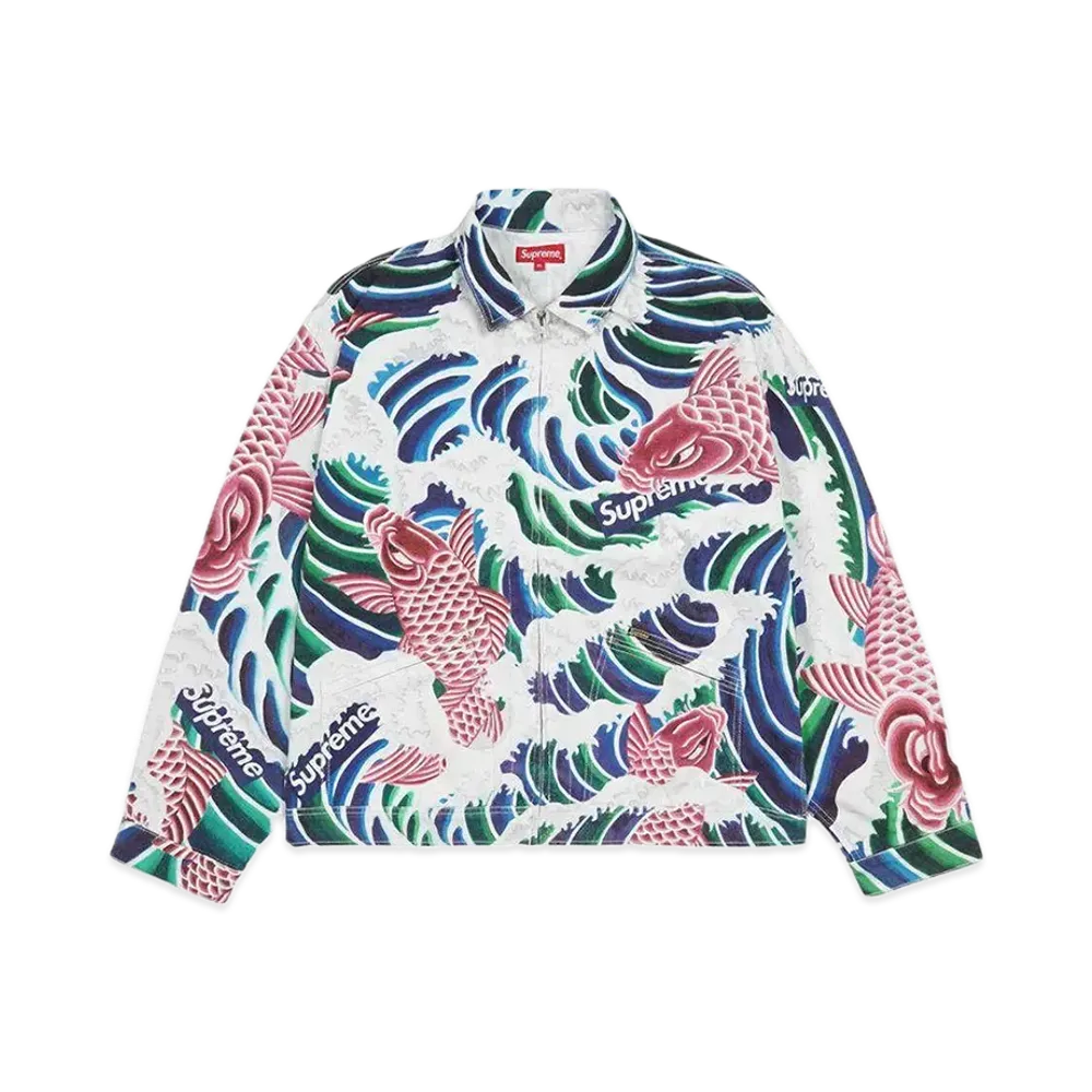 Supreme Waves Work Jacket "White"
