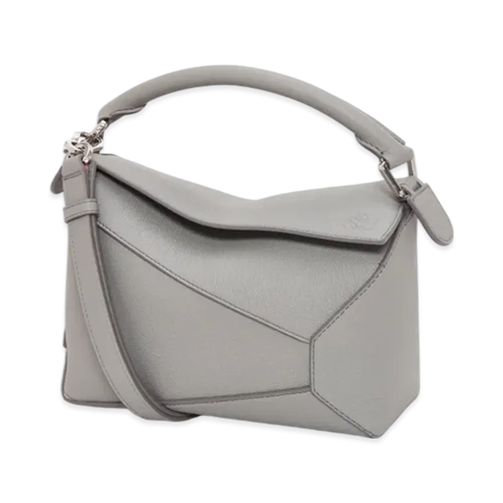 LOEWE Puzzle Bag Small "Pearl Grey"