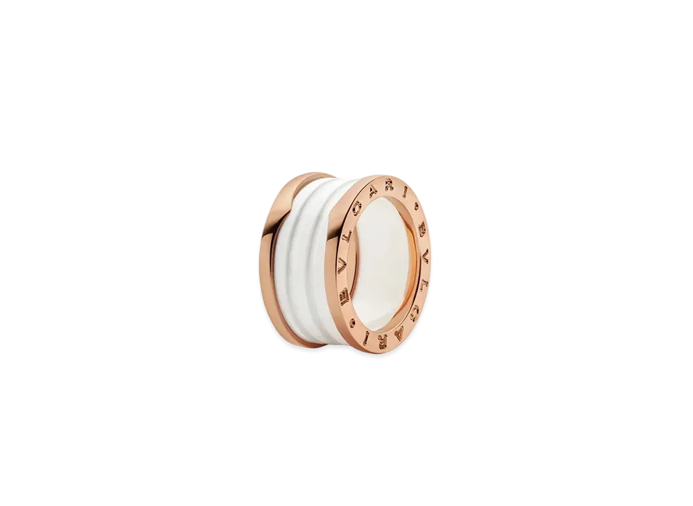 BVLGARI B.Zero1 Ring 18K "White/Pink Gold"