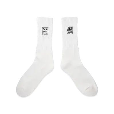 WIND AND SEA x KAZAMA KIMICHIKA KYOJO 0 Socks "White"