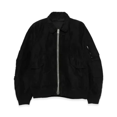 sacai Treated Nylon Twill Blouson "Black"