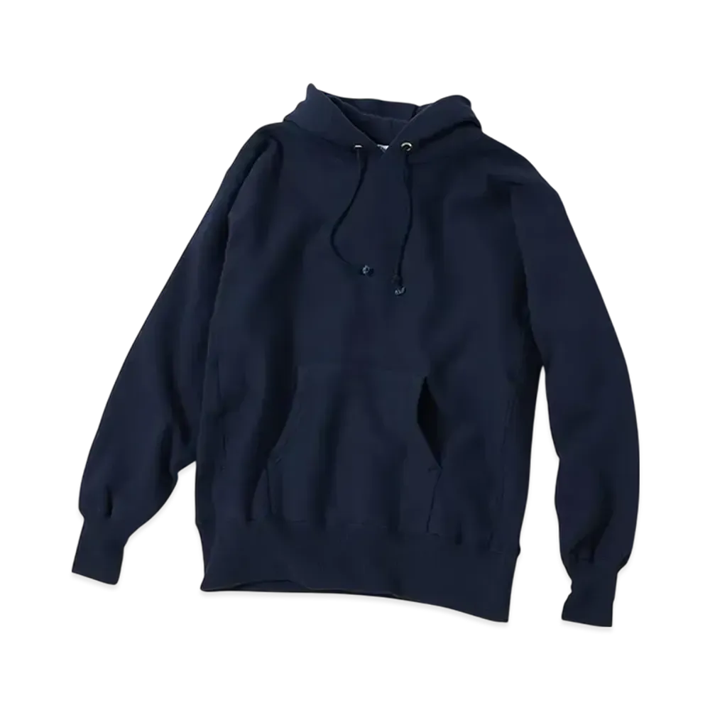 Champion Reverse Weave Hooded Sweatshirt "Navy"