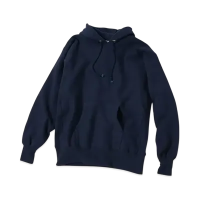 Champion Reverse Weave Hooded Sweatshirt "Navy"