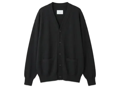 ssstein Cotton Cashmere Knit Cardigan "Black"