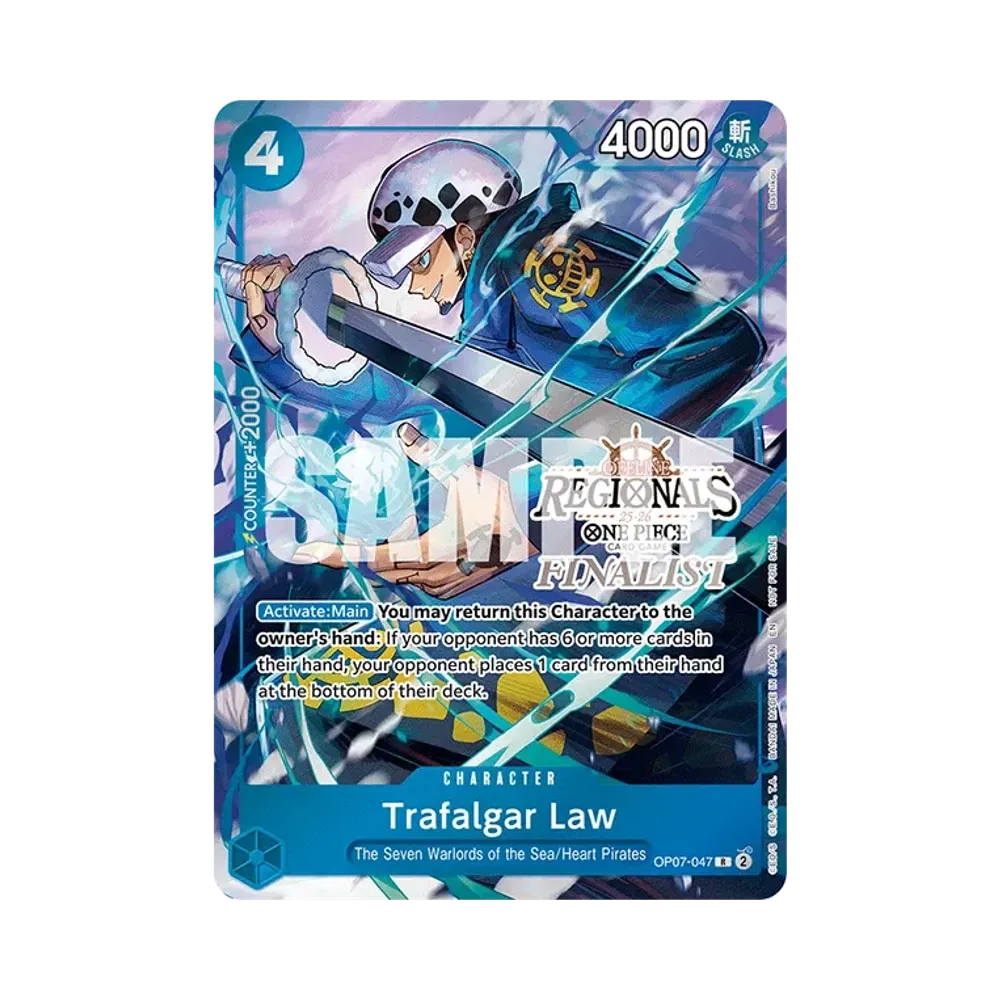 トラファルガー・ロー R [OP07-047]【英語版】(プロモーションカード「オフライン地域 ファイナリストカードセット 25-26 シーズン2」)