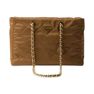 PRADA Re-Edition 1995 Chaine Large Re-Nylon Bag "Brandy"